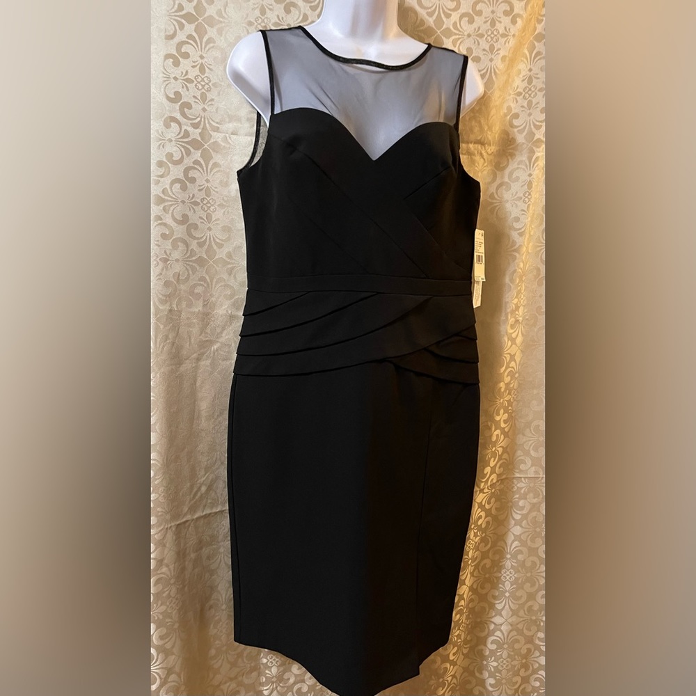 Black Aiden Mattox Cocktail Dress